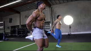 10 MINUTE FAT BURN WORKOUT  NO EQUIPMENT  SIMEON PANDA amp AUSTIN DOTSON [upl. by Belsky240]