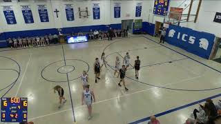 Immaculate Conception Catholic School vs West Prairie Girls Basketball [upl. by Mariya]