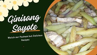 Ginisang Sayote recipe recipes food foodie foodlover viral trending trend viralvideo [upl. by Nowell]