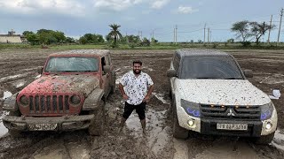 जिसका सबको इंतज़ार 😎।Jeep wrangler vs Montero Offroading done🔥on high demand vlog [upl. by Lichter381]