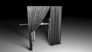 Modeling curtain in Maxon Cinema 4D [upl. by Valerye]