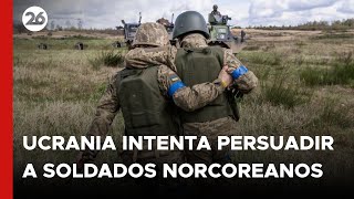 Ucrania intenta persuadir a soldados norcoreanos para que deserten de su ejército [upl. by Kris]