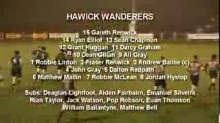 HAWICK PSA V HAWICK WANDERERS  BORDERS RUGBY HIGHLIGHTS  311013 [upl. by Aihsia]