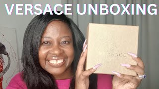 VERSACE UNBOXING  VERSACE GRECA CHRONO 43MM MENS WATCH  HAYA GLAMAZON [upl. by Laval]