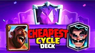 Cheapest Elixir Hog Cycle Deck Best Clash Royale Deck 2024 Arena 18 Best Cycle Deck Clash Royale [upl. by Ahsiad]