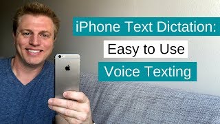 iPhone Text Message Dictation Easy to Use Voice Texting [upl. by Irem]