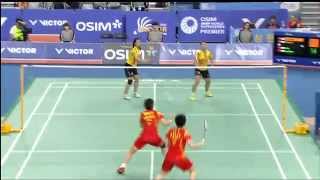 F  WD  Wang X  Yu Y vs Ma J  Tang J  2013 Victor Korea Open [upl. by Edouard]