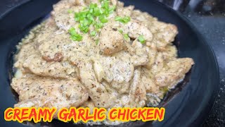 Must Try Creamy Garlic Chicken  Creamy Butter Garlic Chicken Breast [upl. by Maddi]