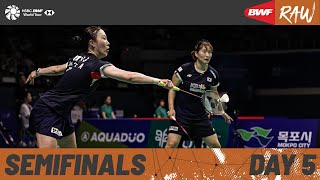 Korea Open 2024  Day 5  Court 2  Semifinals [upl. by Borchers]