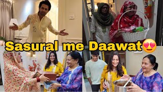 Sasural Me Diwali ki Daawat  Yaar ki Shaadi  Shoaib Ibrahim  vlog [upl. by Erotavlas]