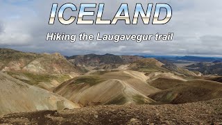 Laugavegur trail Iceland 4 days in the southern highlands of Iceland [upl. by Riess]