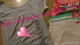 2 formas de customizar camiseta [upl. by Gagne]