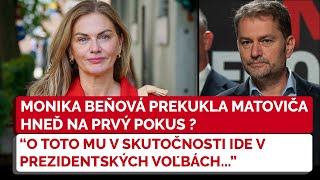 Monika Beňová vie o čo v skutočnosti ide Matovičovi v prezidentských voľbách  SMER SD [upl. by Fey517]