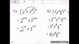 Bab 1 Matematik tingkatan 3 kssm 12B Hukum Indeks Pembahagian dan Dikuasakan [upl. by Honorine]