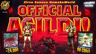 HomekoWorld Büyük Açılış Gerçekleşti 83 Lvl Full Skill Başlangıç [upl. by Areid]