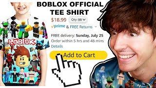 We bought the WORST Roblox merch [upl. by Long]