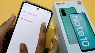 Redmi note 10 data roaming full setting  how to disable data roaming  data roaming set kaise kare [upl. by Narcho]