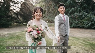 Elopement at Schloss Kronberg  Artful Wedding Film [upl. by Cartan]