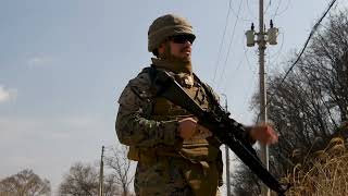 US Air Force Security Forces Cops Lead to Exercise of Reconnaissance Patrol with the US Marines [upl. by Laehcimaj]