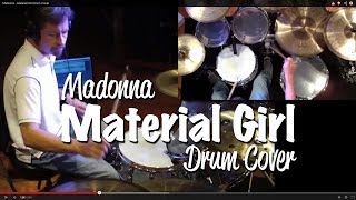 Madonna  Material Girl Drum Cover [upl. by Bricker]