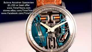 Bulova Accutron Spaceview M6 Stainless Steel All Original [upl. by Eralc]