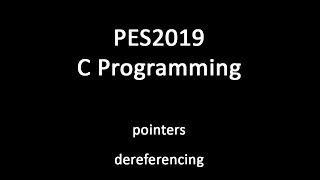 C Programming  pointers  dereferencing [upl. by Ailito]