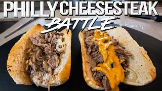 The Best Philly Cheesesteak Recipe  Cheese Whiz vs Provolone  SAM THE COOKING GUY 4K [upl. by Klepac]