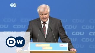 CDU party conference Seehofer conciliatory  DW News [upl. by Cirderf982]