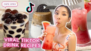 I Tried Making Viral TikTok Drinks 🧋 [upl. by Magnus]