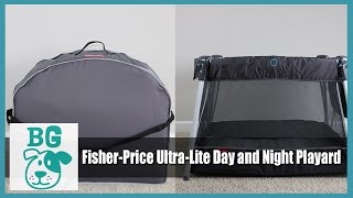 BG Review Fisher Price Ultra Lite Day and Night Playard [upl. by Keviv]