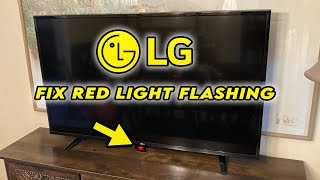 LG TV  How to Fix Red Light Blinking [upl. by Haelem630]