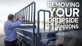 How to remove the 450 SHS Extension Sides from your Ox Trailer🐂 [upl. by Braunstein]