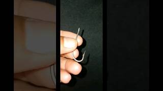 Easy technique for tying fishing hooks with a lockfishingknots fishingknot fishing [upl. by Jedidiah]