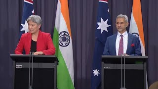 EAM  Press Statement alongside FM Penny Wong at Canberra November 05 2024 [upl. by Danyluk]