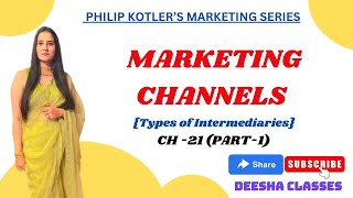 CH 21  PART 1 MARKETING CHANNELS  TYPES OF INTERMEDIARIES  IBPS SO EXAM 2024 NET COMMERCE [upl. by Jobey]