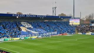 Deilige TIFO i OB  Esbjerg på Odense Stadion i1 div 26102024 [upl. by Assilav362]