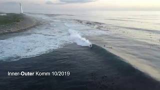 Best surf spots Cape Town  Sunset Inner amp Outer Komm 2019 10 02 [upl. by Alcot]