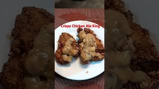 Crispy Chicken Ala King food chickenrecipes crispychickenalaking cravingssatisfied [upl. by Jaan263]