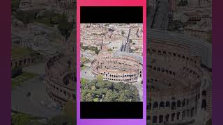 Coliseo de Roma en vista 3D coliseo roma shorts [upl. by Haimarej826]