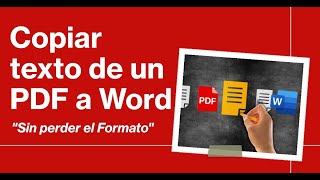 Cómo Copiar Texto de un PDF a Word Manteniendo el Formato Correcto  Tutorial Fácil [upl. by Georgeanne184]