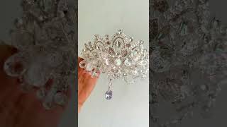 BJ246 Luxury Rhinestones Wedding Crowns 20 styles [upl. by Enytsuj793]