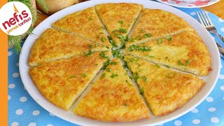 PATATESLİ OMLET TARİFİ  NASIL YAPILIR [upl. by Kelam347]