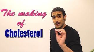 Cholesterol Synthesis شرح بالعربي [upl. by Aramaj]