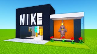 Minecraft Tutorial How To Make A Nike Store [upl. by Ahsemot243]