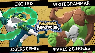 Bay State Beatdown 139 Rivals 2  Exciled Ranno vs WriteGrammar Kragg  Losers Semis [upl. by Viafore593]