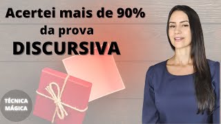 Como Estudar para Prova Discursiva  VOCÊ VAI SUBIR DE NÍVEL 💯 [upl. by Whitebook572]