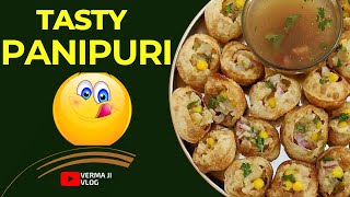 Tasty Pani Puri in Ghaziabad tastyfood panipuri foodie foodlover foodies [upl. by Cyprus]