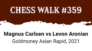 Magnus Carlsen vs Levon Aronian • Goldmoney Asian Rapid 2021 [upl. by Ramed]