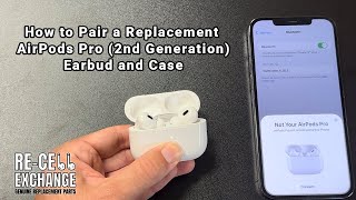 How to Pair a Replacement AirPods Pro 2nd Generation AirPod and Case [upl. by Eceertal65]