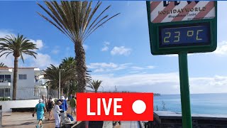 🔴🌞 LIVE Playa Del Ingles Gran Canaria March 15 2022 Rain  Sun Wetter Heute Weather Today [upl. by Rasecoiluj]